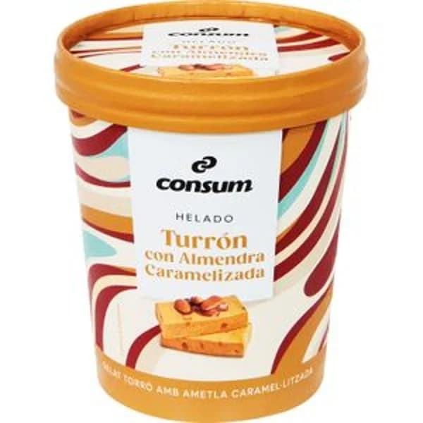 Tarrina Turrón - 0.5 l - Imagen del producto en Findit