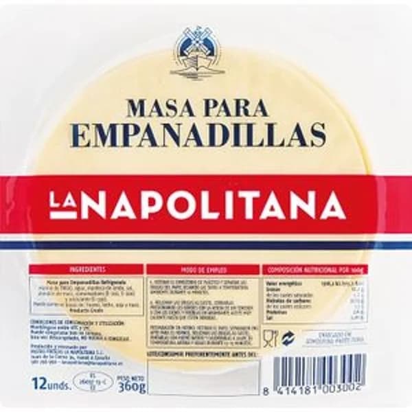 Masa Empanadilla - 0.42 kg - Imagen del producto en Findit
