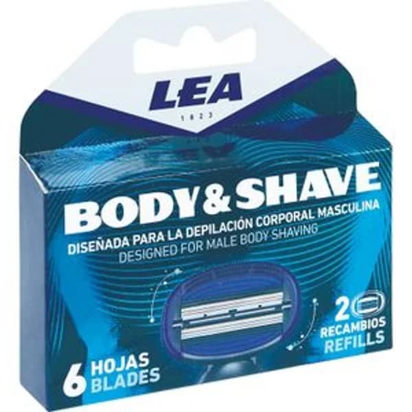 Recambio Maquinilla Depilación Masculina 6 H - 2 ud - Imagen del producto en Findit