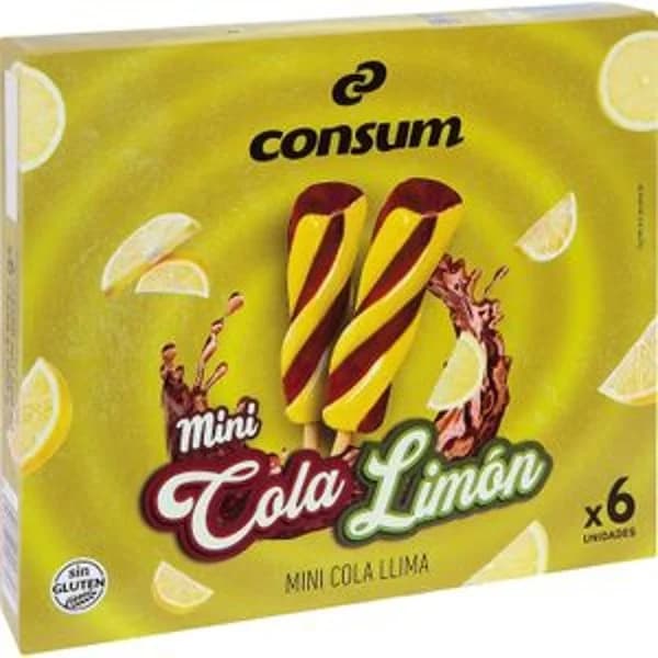 Polo Mini Cola Limón 6 Unidades - 0.3 kg - Imagen del producto en Findit