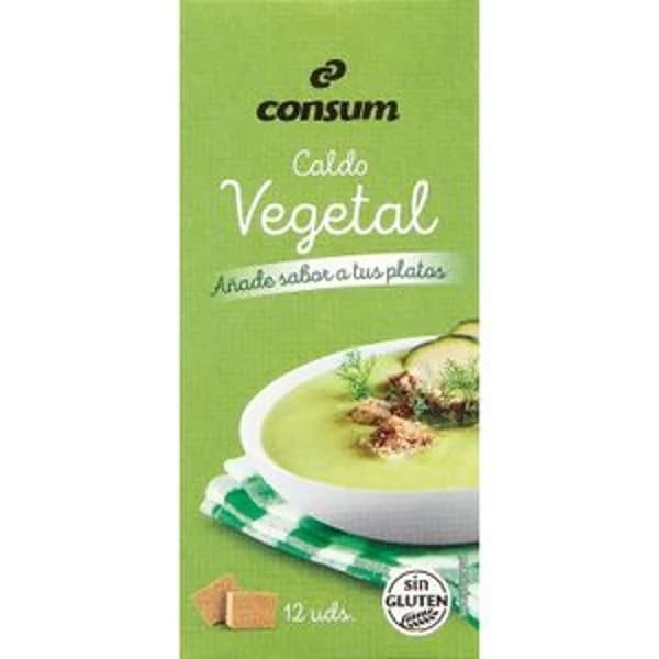 Caldo Vegetal 12 Pastillas - 0.12 kg - Imagen del producto en Findit