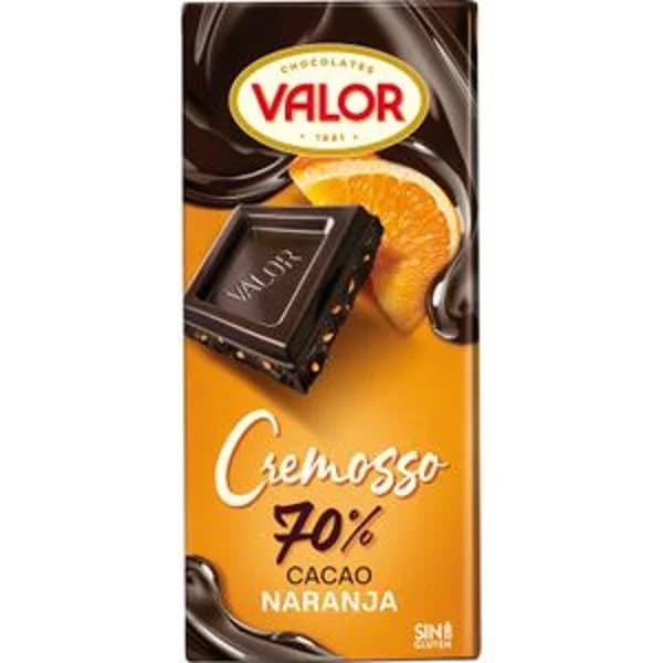 Chocolate Negro 70% Cremosso con Naranja - 1 ud - Imagen del producto en Findit