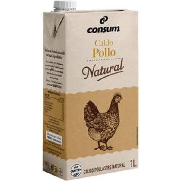 Caldo de Pollo 100% Natural - 1 l - Imagen del producto en Findit
