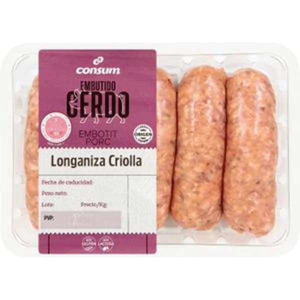 Longaniza Criolla - 0.45 kg - Imagen del producto en Findit