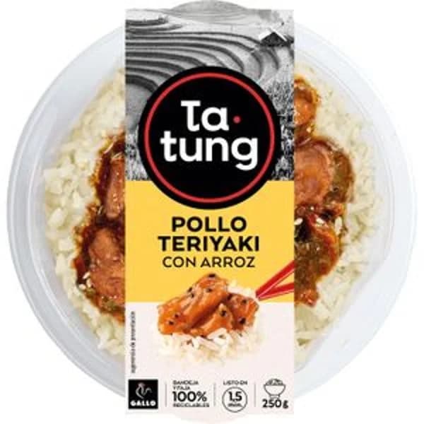 Pollo Teriyaki con Arroz Japonés - 0.25 kg - Imagen del producto en Findit
