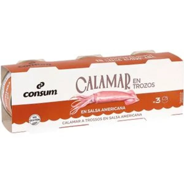 Trozos de Calamar en Salsa Americana Pack - 0.18 kg - Imagen del producto en Findit