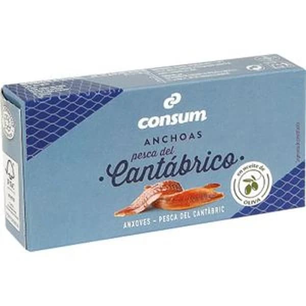 Anchoa del Cantábrico en Aceite Oliva - 0.02 kg - Imagen del producto en Findit