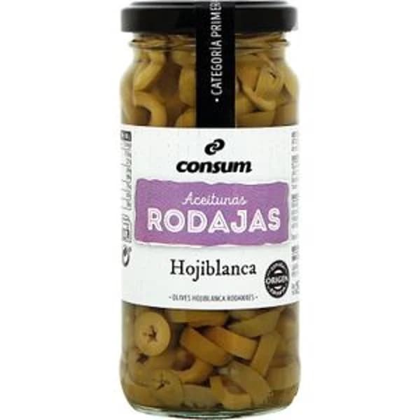 Aceituna Verde Rodajas Bote - 0.11 kg - Imagen del producto en Findit
