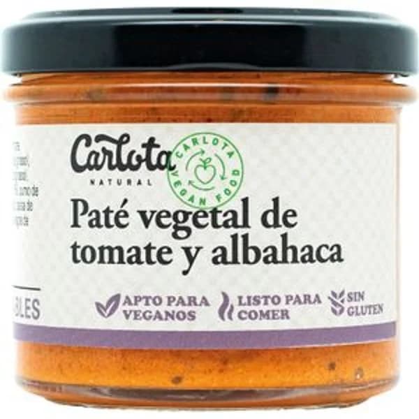 Paté Vegetal de Tomate y Albahaca - 0.11 kg - Imagen del producto en Findit