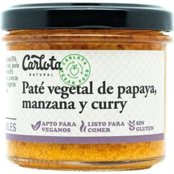 Paté Vegetal de Papaya Manzana y Curry - 0.11 kg - Imagen del producto en Findit