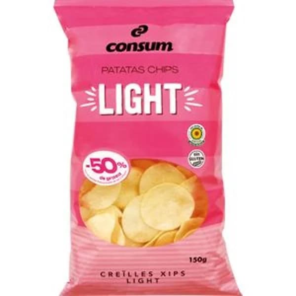 Patatas Chips Light Bolsa - 0.15 kg - Imagen del producto en Findit