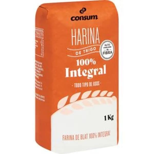 Harina de Trigo 100% Integral - 1 kg - Imagen del producto en Findit