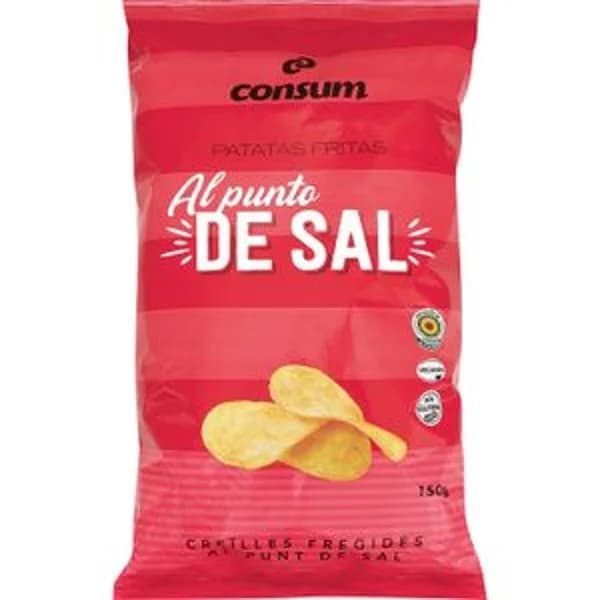 Patatas Lisas Bolsa - 0.15 kg - Imagen del producto en Findit