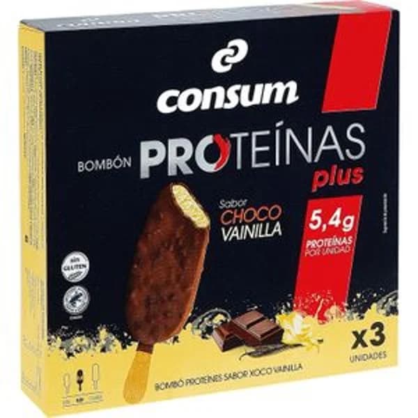 Bombón Vainilla  Sabor Choco proteico 3 unid. - 0.13 kg - Imagen del producto en Findit