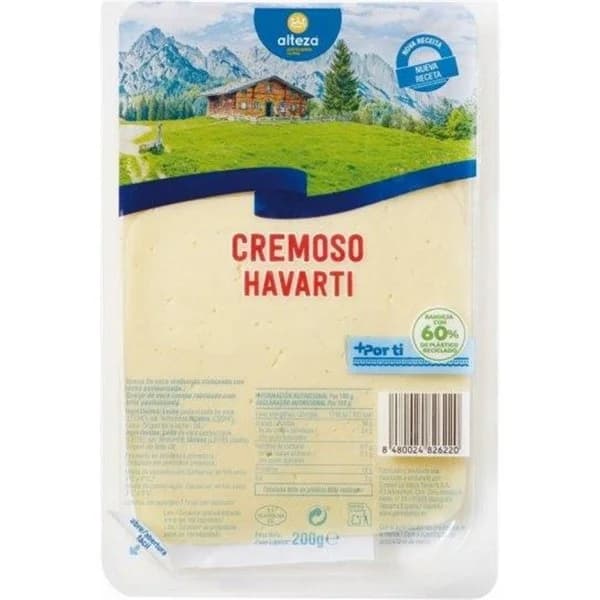 Queso Havarti Lonchas - 0.2 kg - Imagen del producto en Findit