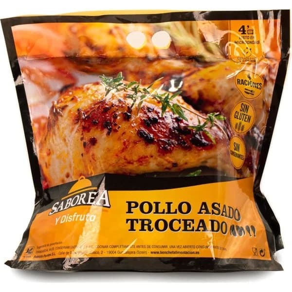 Pollo Asado Troceado - 0.9 kg - Imagen del producto en Findit