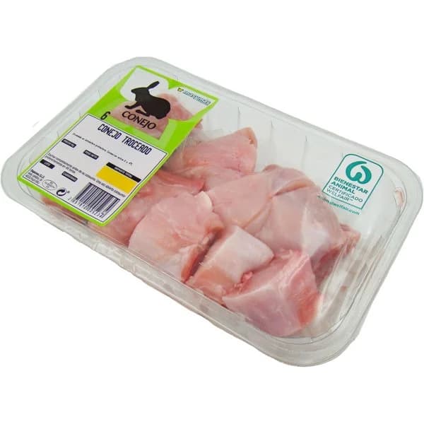 Conejo Troceado Bandeja - 0.5 kg - Imagen del producto en Findit