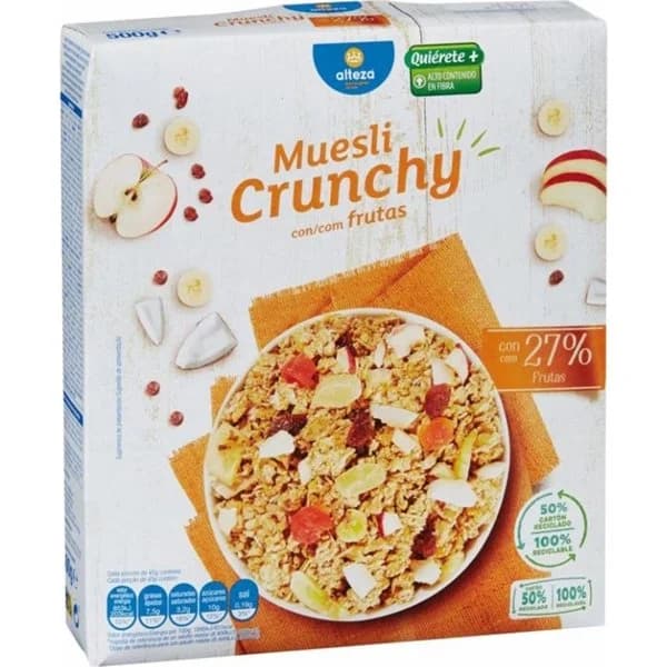 Muesli Crunchy Con Frutas - 0.5 kg - Imagen del producto en Findit