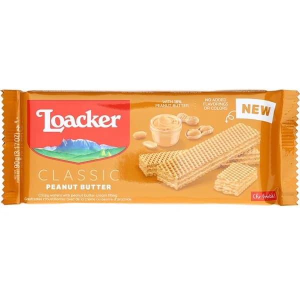 Galleta wafer crema cacahuete 90 g - 0.08 kg - Imagen del producto en Findit
