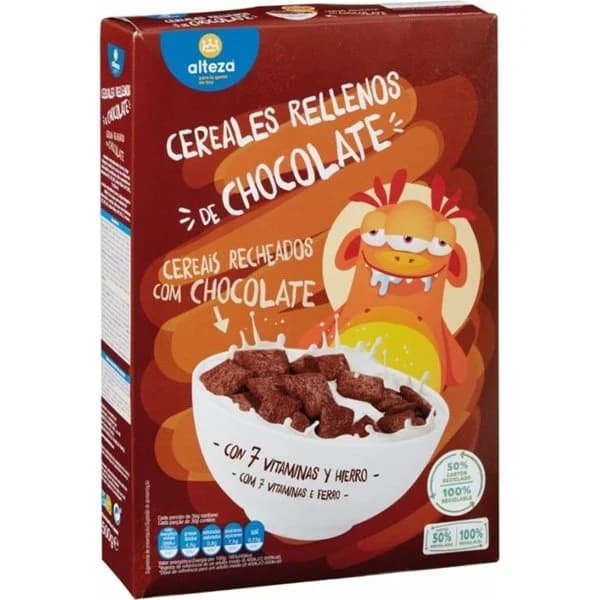 Cereales Rellenos de Chocolate - 0.5 kg - Imagen del producto en Findit