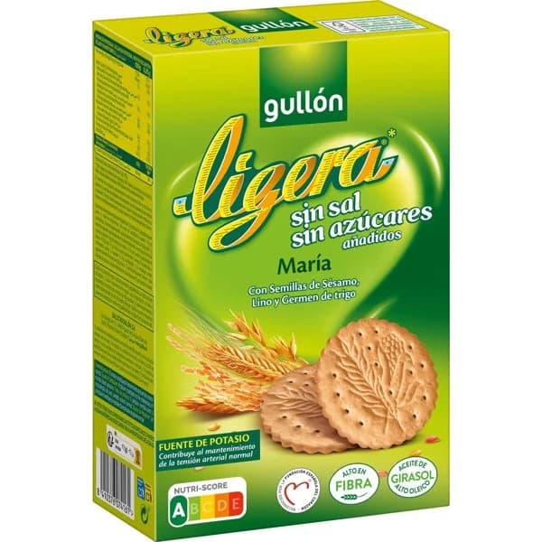 Galletas Maria Ligera Sin Sal y Sin Azúcar - 0.4 kg - Imagen del producto en Findit