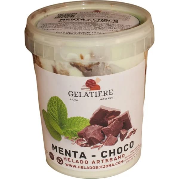 Helado Tarrina Menta Chocolate - 0.5 l - Imagen del producto en Findit