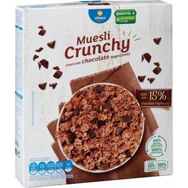 Muesli Crunchy Con Chocolate - 0.5 kg - Imagen del producto en Findit
