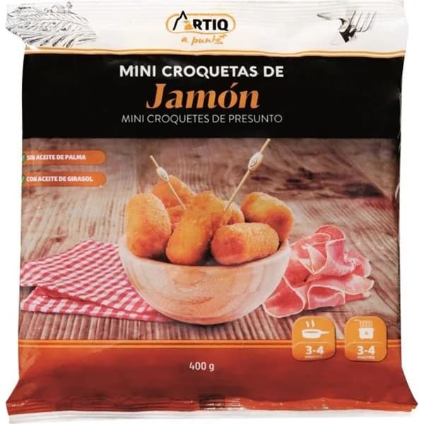 Croquetas Mini Caseras Jamon - 0.4 kg - Imagen del producto en Findit