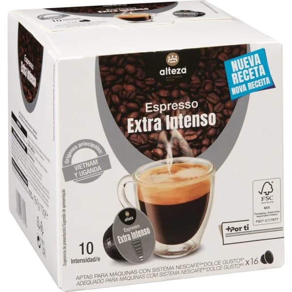 Café Cápsula Espresso Extra Intenso P-16 - 0.12 kg - Imagen del producto en Findit