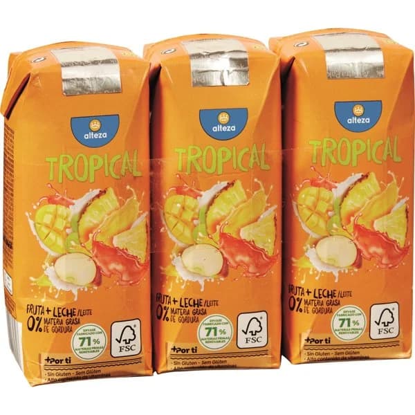 Bebida Multifruta Tropical 3 x 330ML - 0.99 l - Imagen del producto en Findit