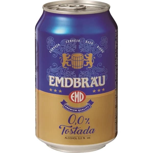 Cerveza 0,0% Tostada - 0.33 l - Imagen del producto en Findit