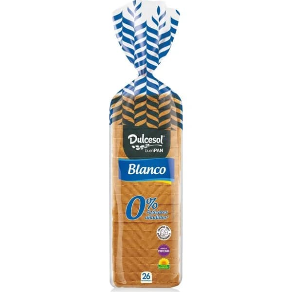Pan Molde Blanco 0% Az.Añadido - 0.82 kg - Imagen del producto en Findit