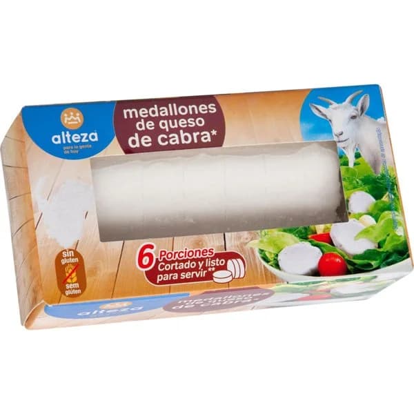 Queso Cabra Rulo Precortado - 0.1 kg - Imagen del producto en Findit