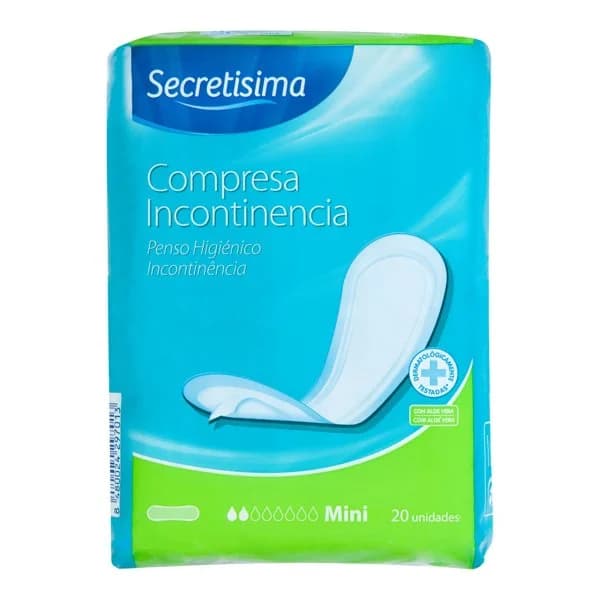 Compresa para Incontinencia Mini 20UD - 1 ud - Imagen del producto en Findit