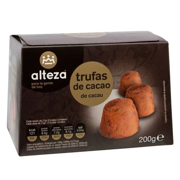 Trufa de Cacao 200G - 0.2 kg - Imagen del producto en Findit