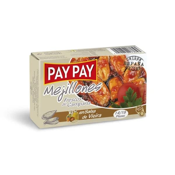 Mejillón en Salsa Vieira 14/18 115G - 0.1 kg - Imagen del producto en Findit