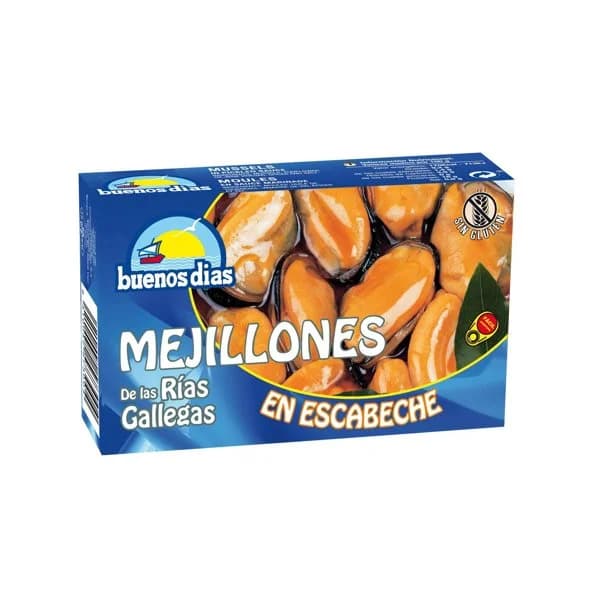 Mejillón en Escabeche 14/18 115G - 75 ud - Imagen del producto en Findit