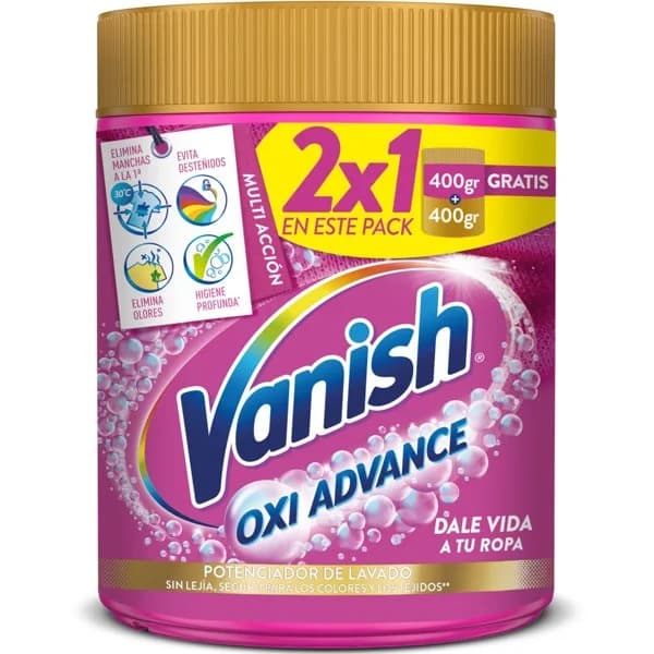 Quitamanchas Oxi Advance Ropa 400G - 0.4 kg - Imagen del producto en Findit