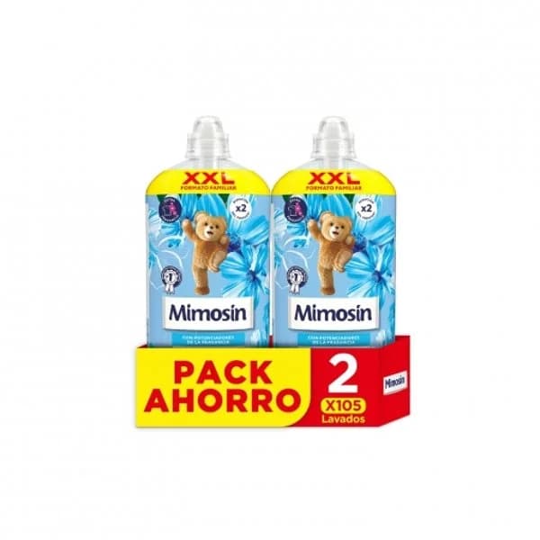 Suavizante azul vital Mimosín pack de 2 unidades de 105 lavados. - 215 ud - Imagen del producto en Findit
