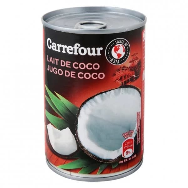 Jugo de coco Carrefour 400 ml. - 0.4 l - Imagen del producto en Findit