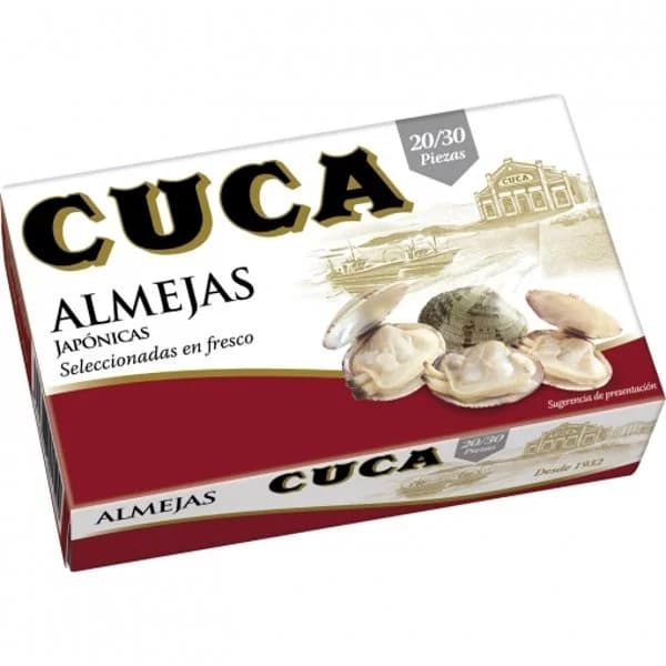 Almejas al natural 20/30 Cuca 47 g. - 1 ud - Imagen del producto en Findit