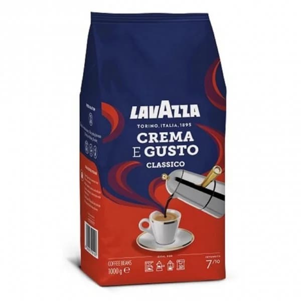 Café en grano Crema e Gusto Lavazza 1 kg. - 1 kg - Imagen del producto en Findit