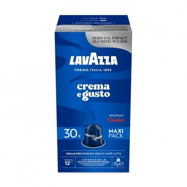 Café espresso crema e gusto en càpsulas Lavazza compatible con Nespresso 30 ud. - 1 ud - Imagen del producto en Findit
