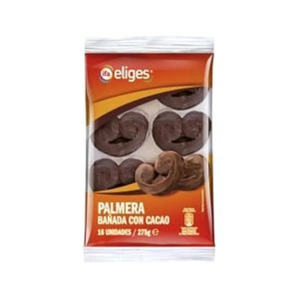 Palmeritas de chocolate 275 g - 0.28 kg - Imagen del producto en Findit