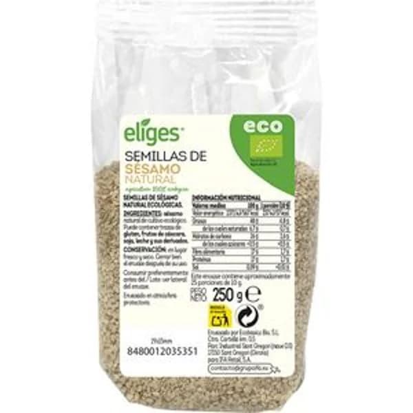 Semillas de sesamo eco 250 g - 0.25 kg - Imagen del producto en Findit