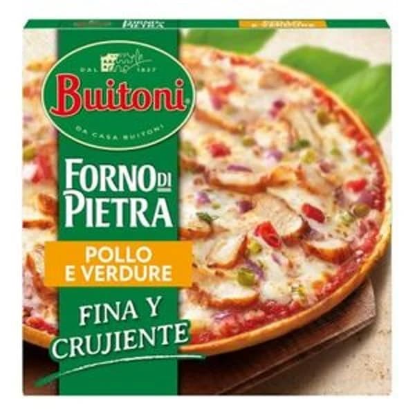 Pizza de pollo y verdura 350 g - 0.35 kg - Imagen del producto en Findit