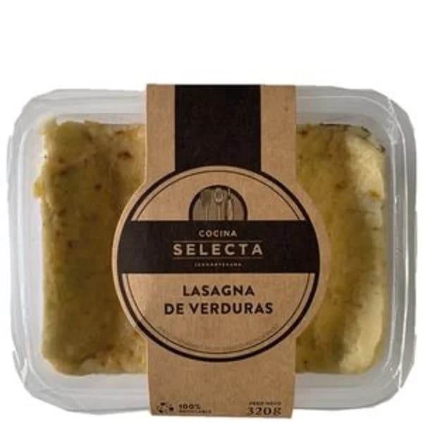 Lasaña de verduras 300g - 0.3 kg - Imagen del producto en Findit