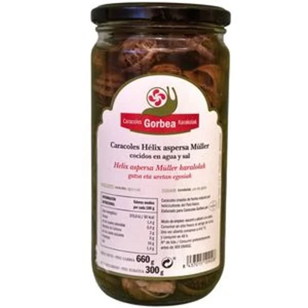 Caracoles Gorbea 350 g - 1 ud - Imagen del producto en Findit