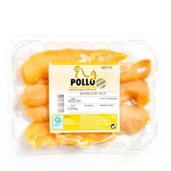Solomillo de pollo certificado bandeja (450 g apr) - 1 kg - Imagen del producto en Findit