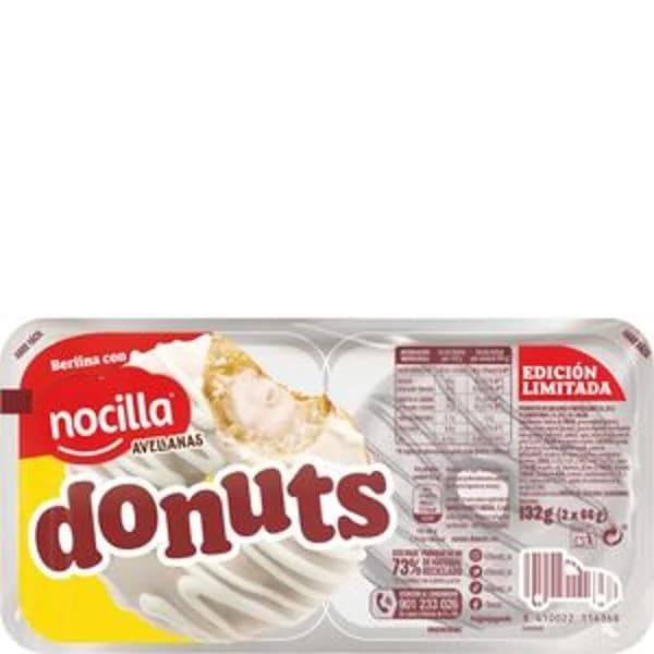 Donuts de nocilla y avellanas 2 unidades - 1 ud - Imagen del producto en Findit